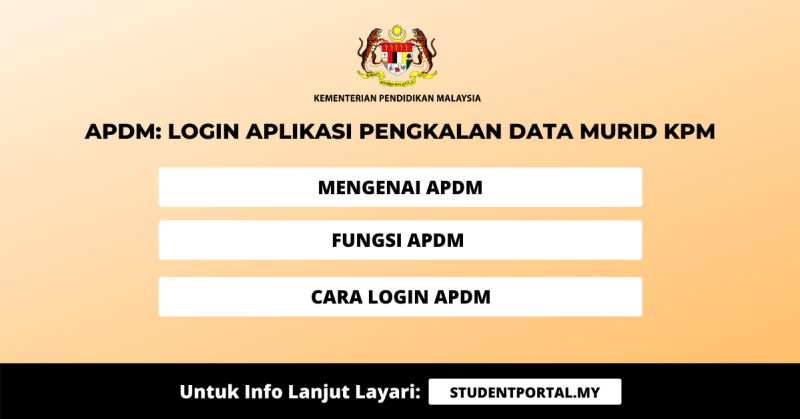 Apdm.moe.gov.my data murid
