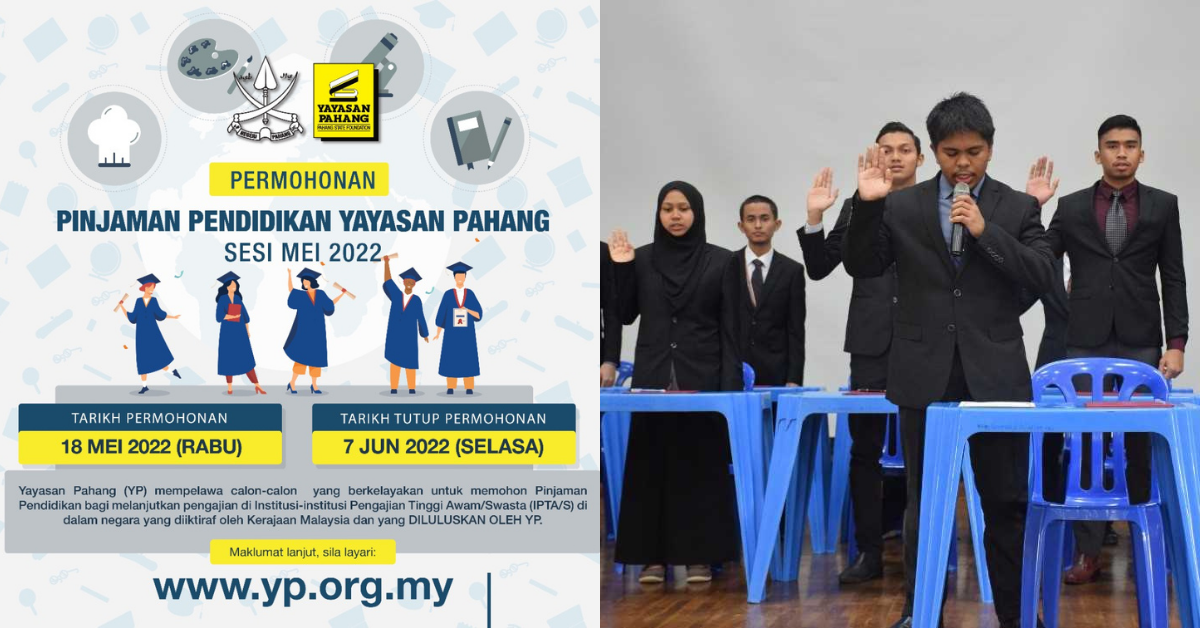 Permohonan Pinjaman Pendidikan Yayasan Pahang Sesi Mei 2022