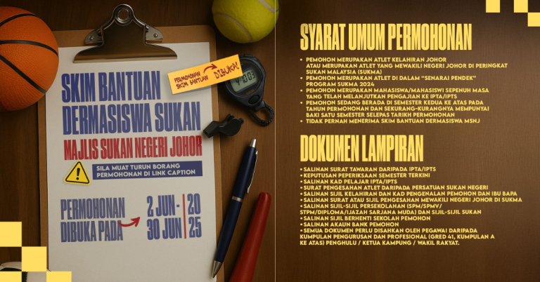 skim bantuan dermasiswa sukan