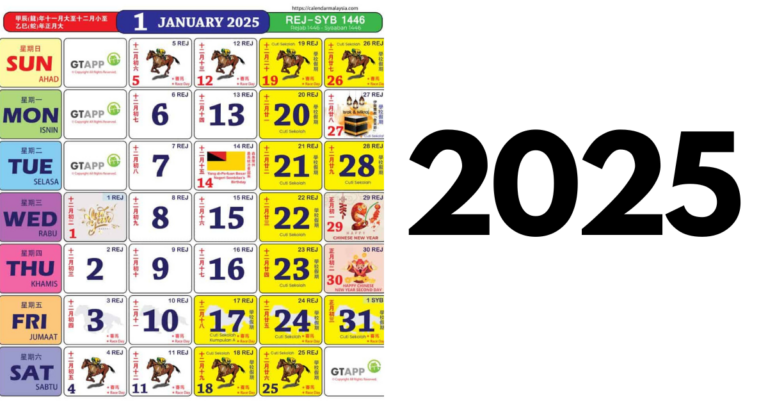 kalendar 2025