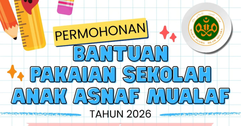 bantuan pakaian sekolah anak asnaf mualaf